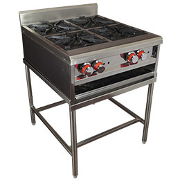 Estufa de acero inoxidable